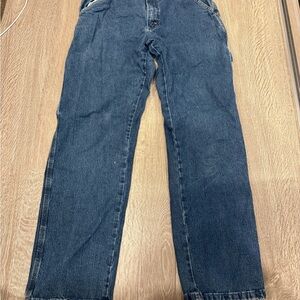 Men's Wrangler Carpenter Straight-Leg Jeans - Dark Blue